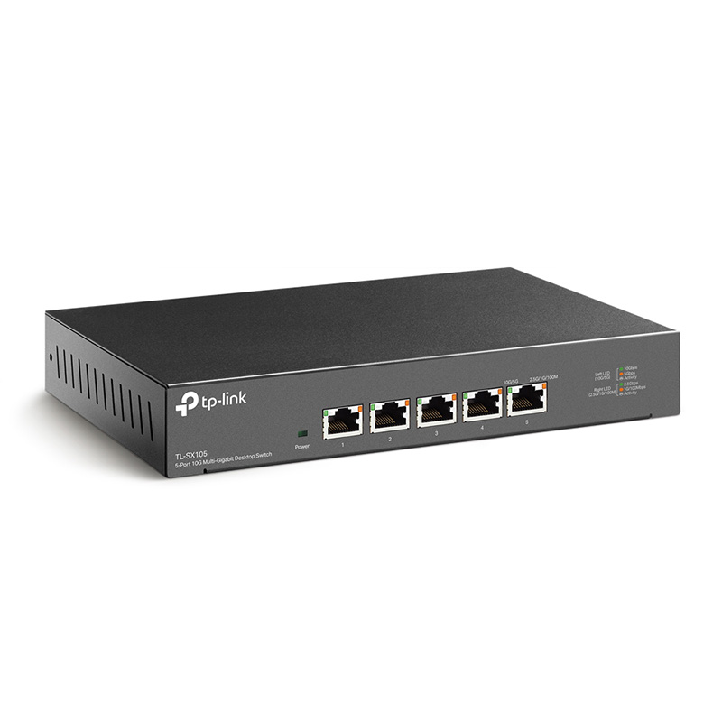 TP-Link TL-SX105 5-Port 10G Desktop Switch - Challenger TP-Link TL-SX105 5-Port 10G Desktop Switch - Challenger